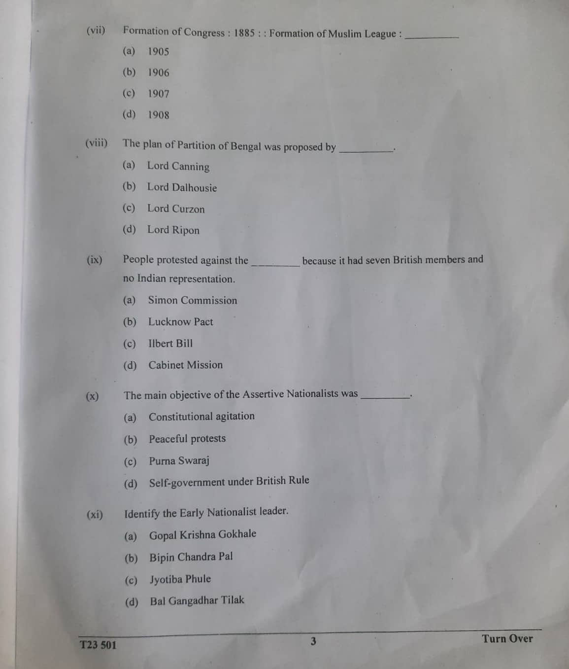 icse class 10 history and civics question paper 2025